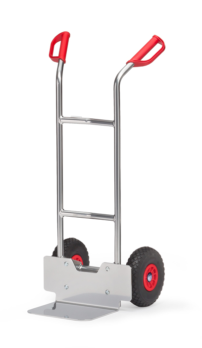 Vorschau: Fetra Alu-Stapelkarre PU-Räder 260 x 85 mm bis 150 kg Höhe 1150 mm