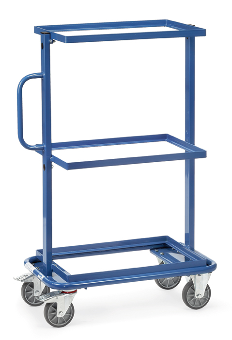 Vorschau: Fetra Beistellwagen offener Rahmen Ladefläche 600 x 400 mm