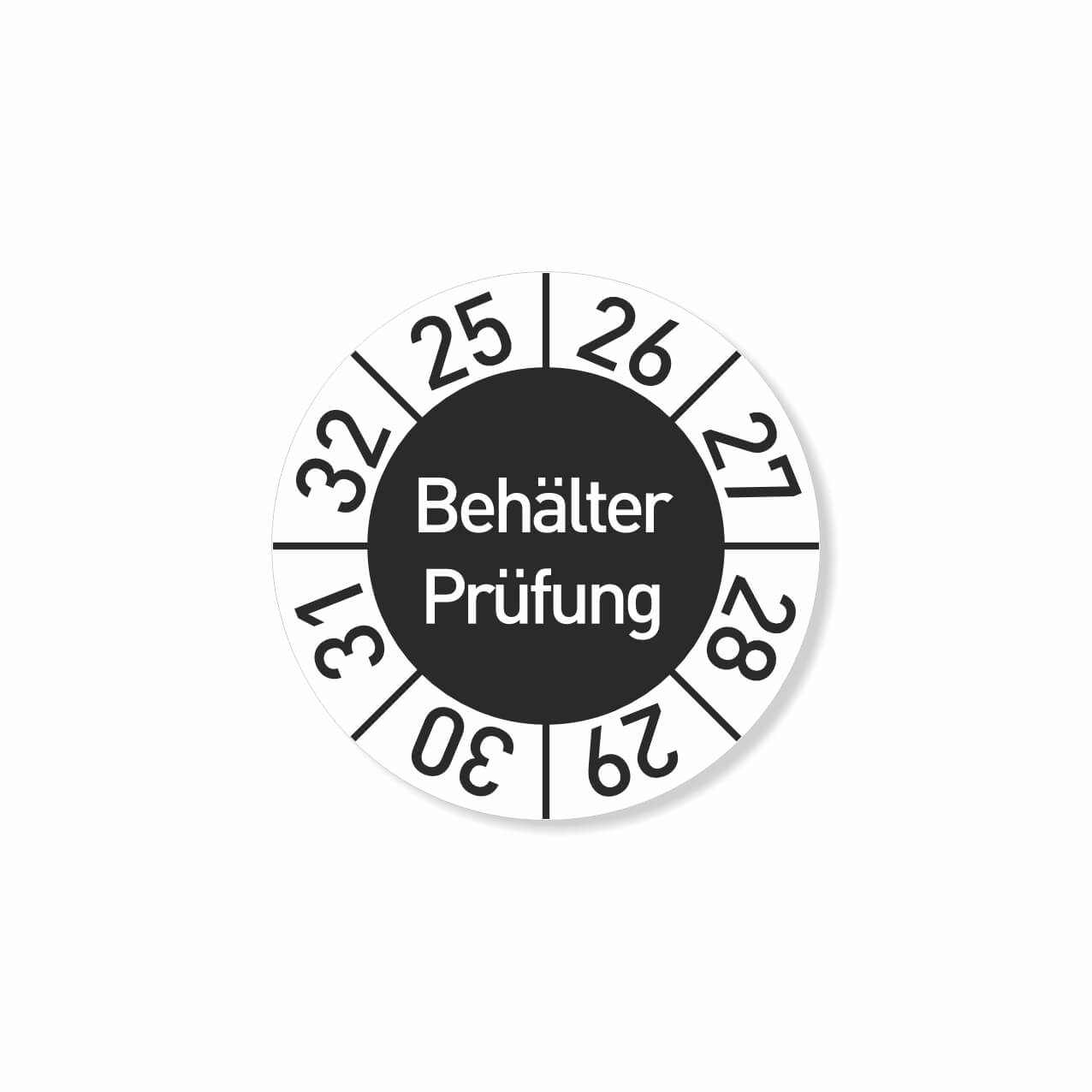 Behälterprüfung
