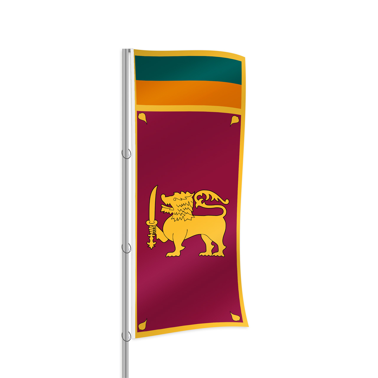 SriLanka Fahne im Hochformat kaufen