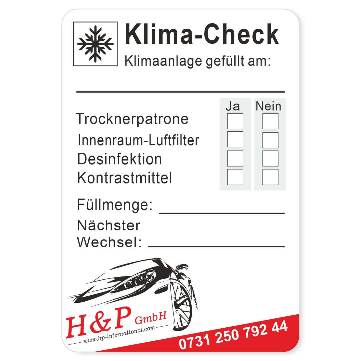 Klima-Check Beispiel 1