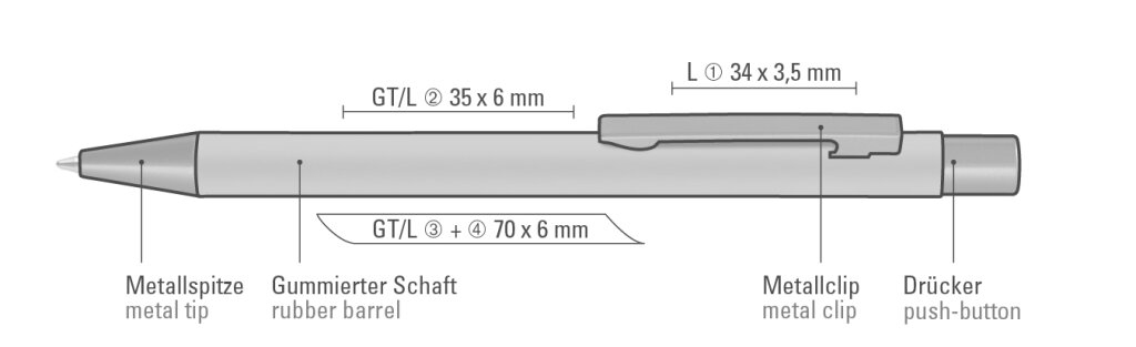 Vorschau: STRAIGHT GUM Druckkugelschreiber