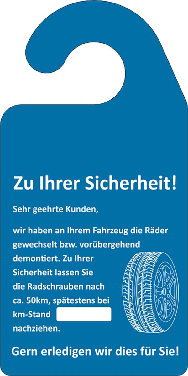 Vorschau: Kundendienst-Spiegelanhänger