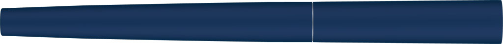 BRUSH R GUM Druckkugelschreiber dunkelblau Clip hinten