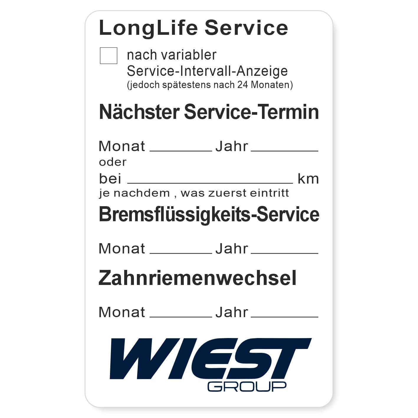 Long Life Service Beispiel 3
