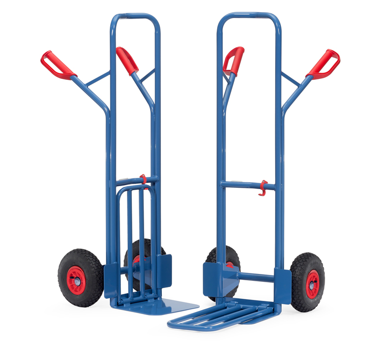 Vorschau: Fetra Paketkarre Lufträder 260 x 85 mm bis 300 kg Höhe 1300 mm