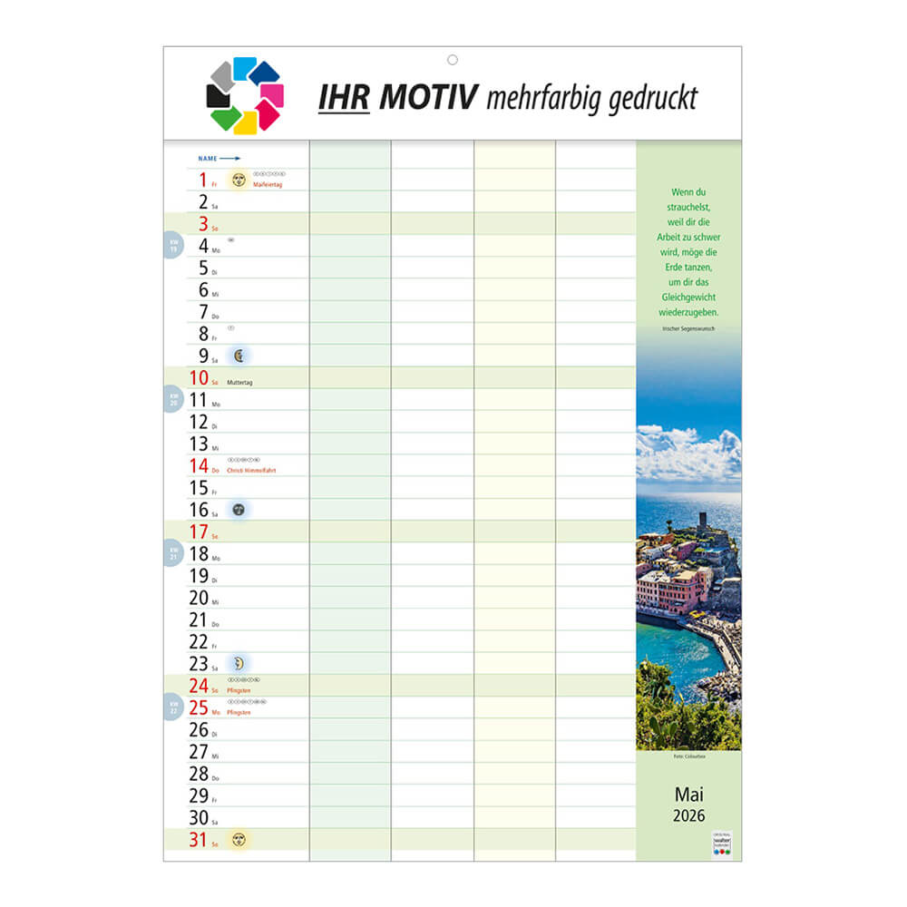 Bildkalender Familienkalender Monat Mai