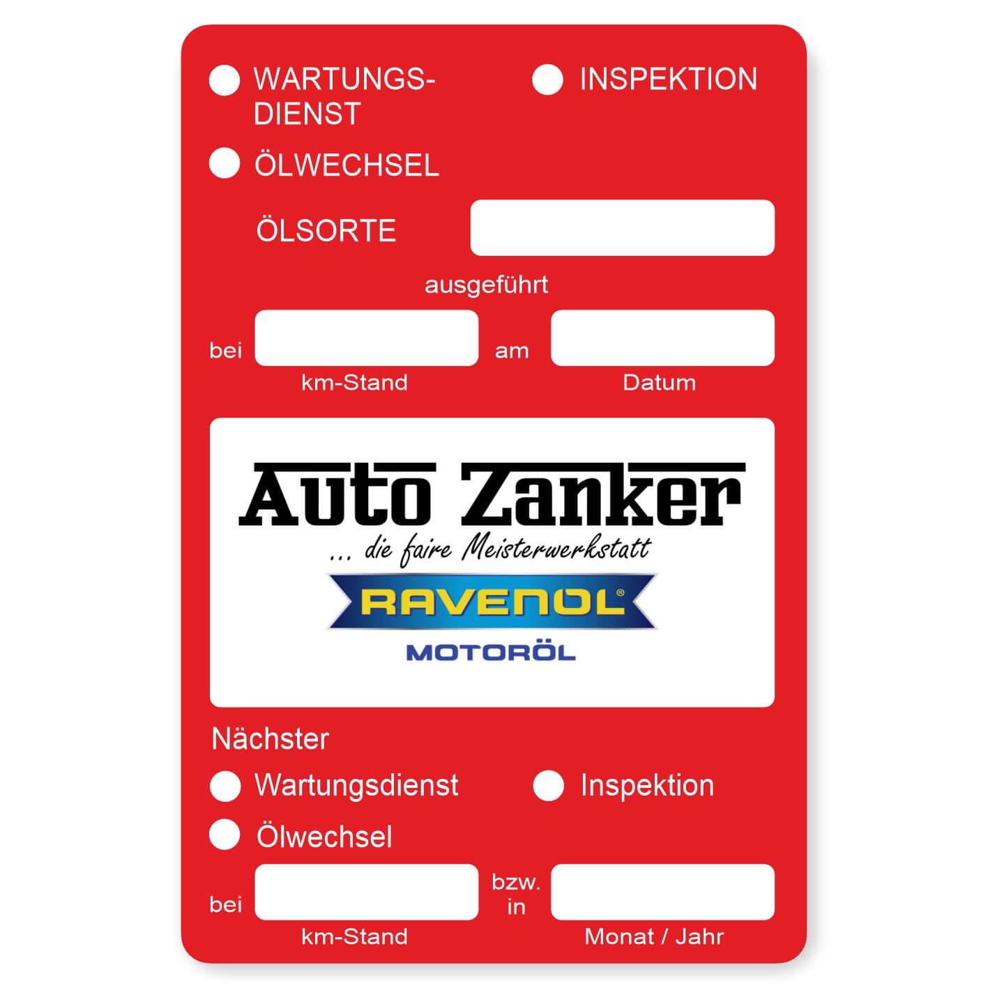 Service Checkliste 7 Beispiel 1