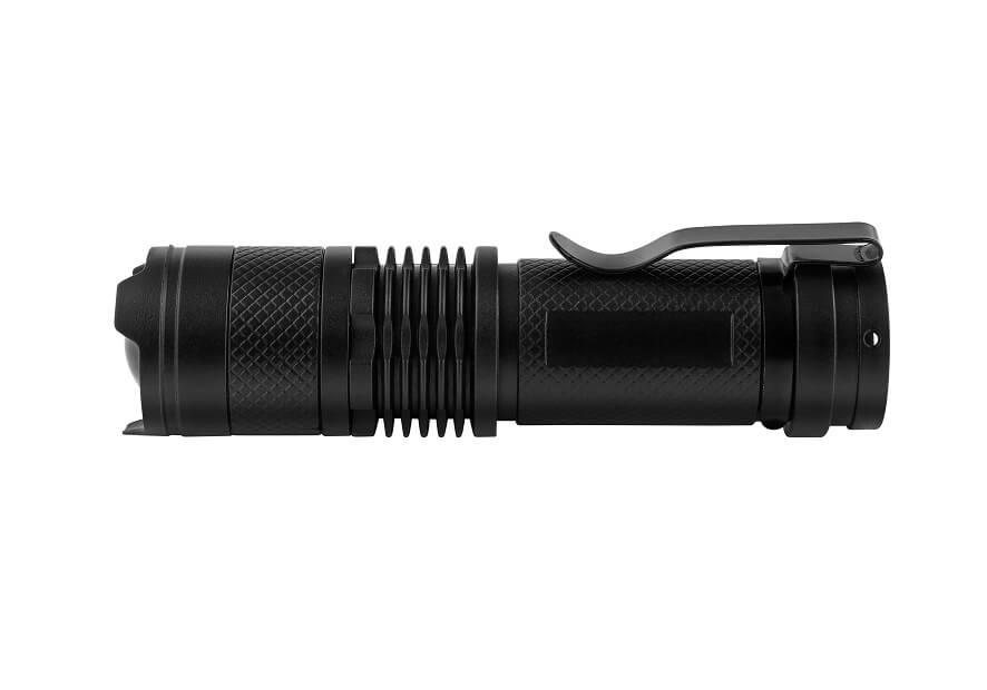 Taschenlampe-BlackChargeMicroBudget Rückseite