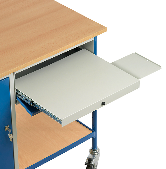 Vorschau: Fetra Rolltisch Ladefläche 1120 x 650 mm für Computer Schublade Stahlschrank