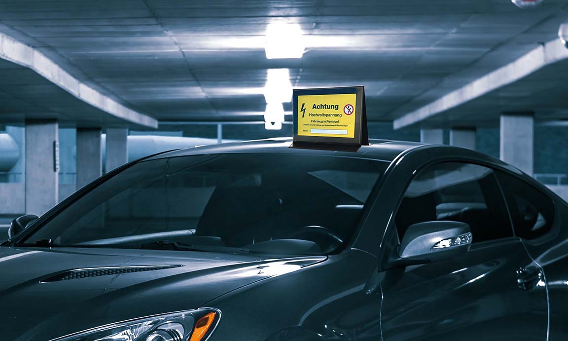 Vorschau: Autodachschild zur Selbstgestaltung