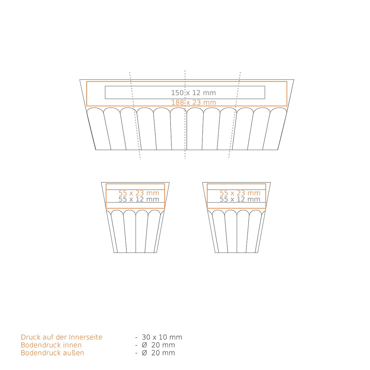 Vorschau: Noble Tasse aus Porzellan 90ml