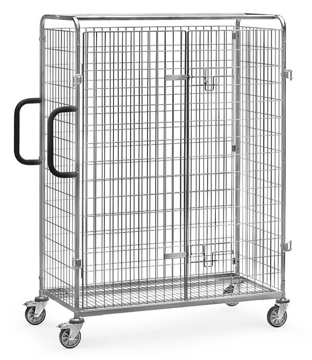 Vorschau: Fetra Doppel-Flügeltür für Kommissionierwagen mit Ladefläche 1250 x 610 mm