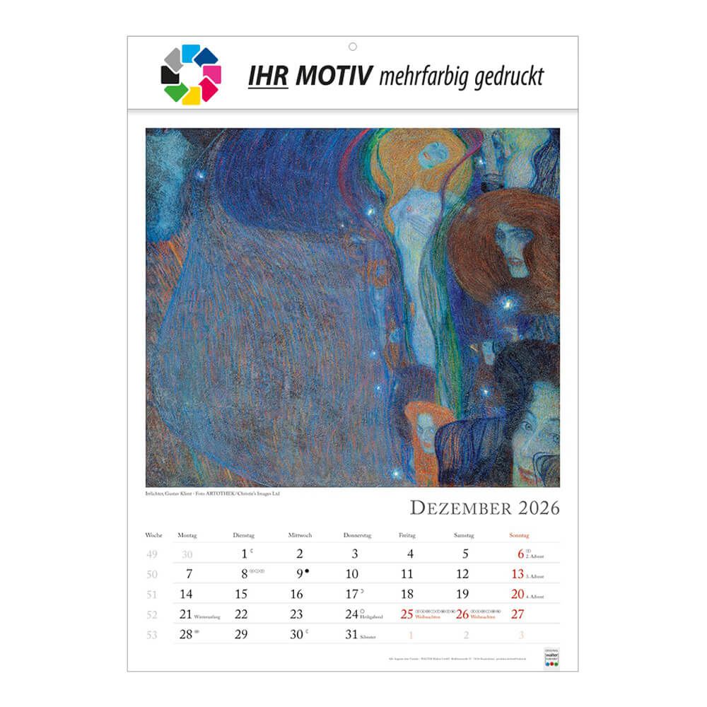 Bildkalender Kunstkalender Monat Dezember