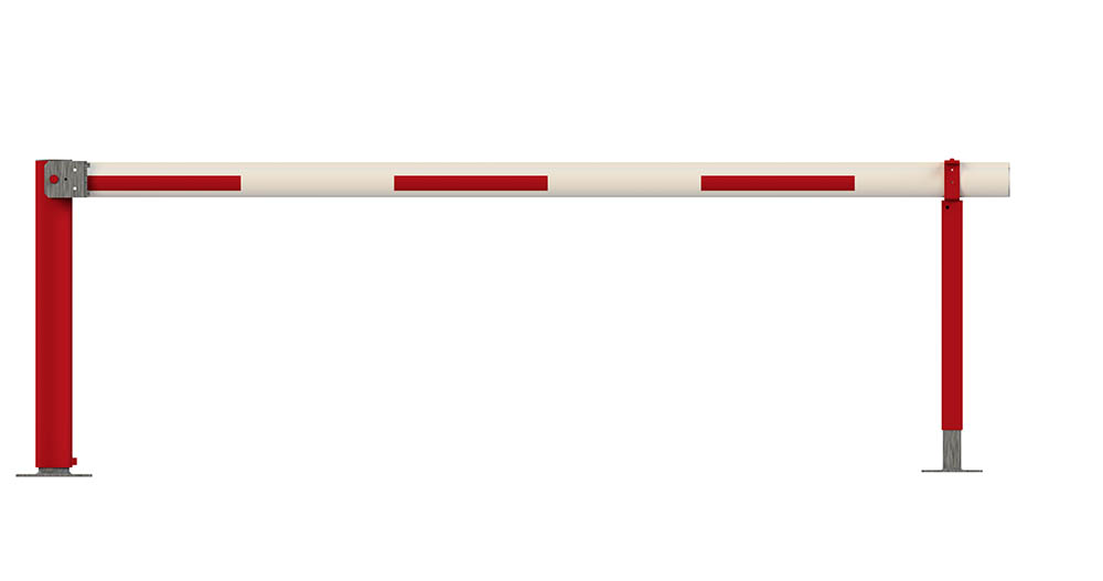 Kardansiche Sperre mit Teleskopsperrbalken WES 218 - 3,5 m bis 6,0 m