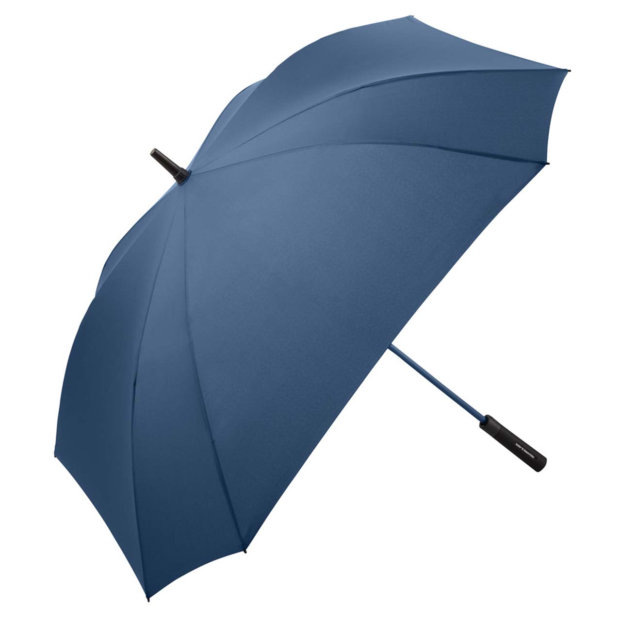 Gästeschirm mit farbigem Stahlstock, marineblau