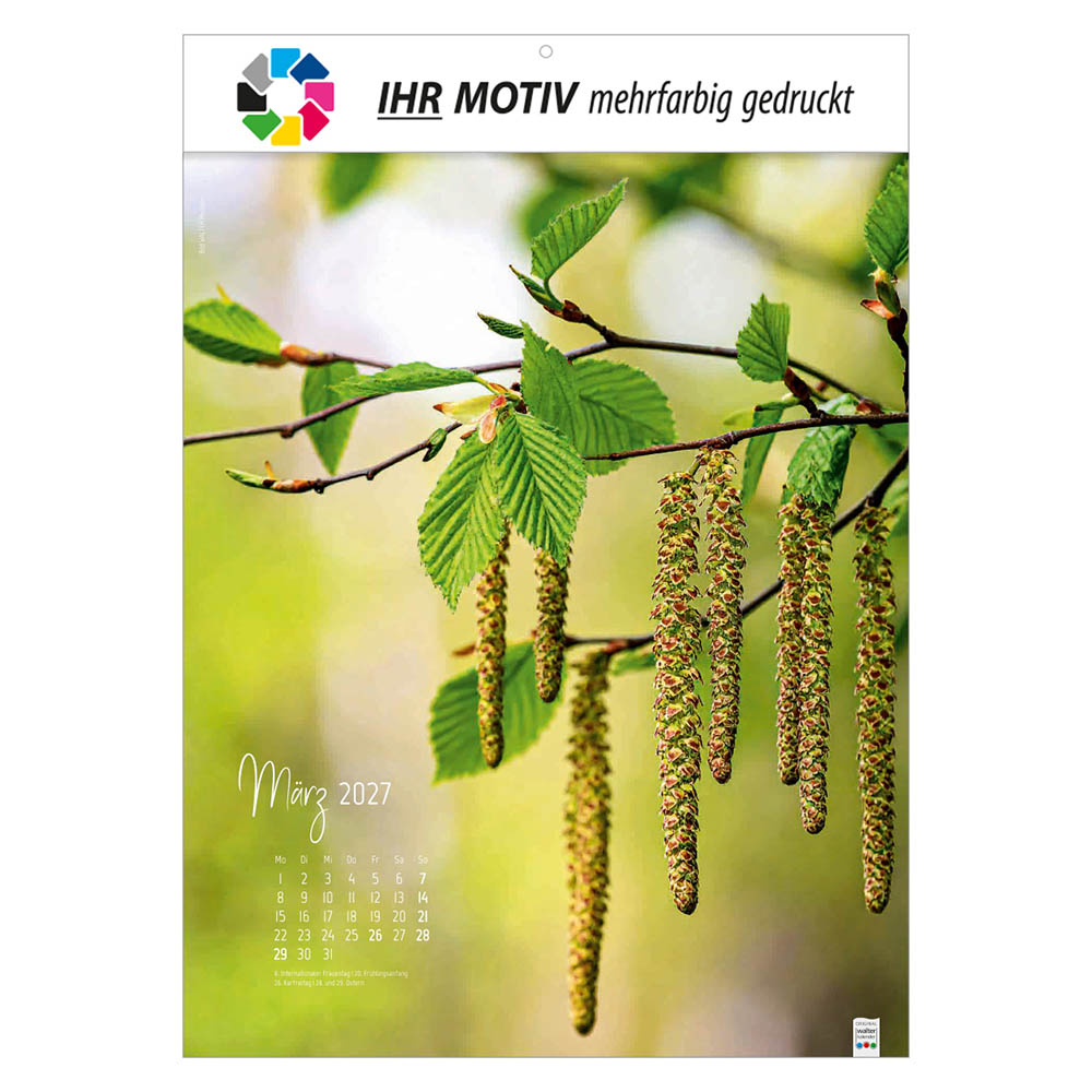 Bildkalender Natur ganz nah, Ausgabe 2027 Monat März