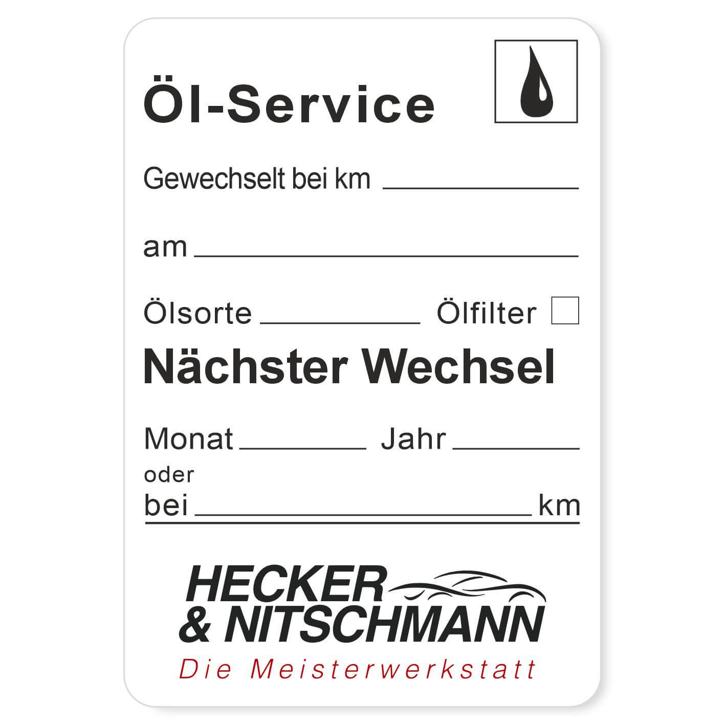 Öl-Service Beispiel 3
