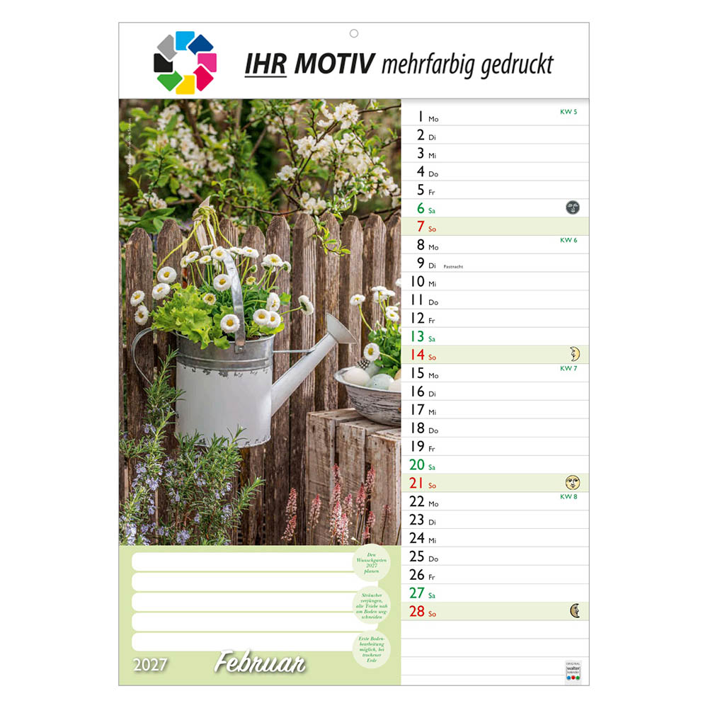 Bildkalender Günthers Gartenplaner, Ausgabe 2027 Monat Februar