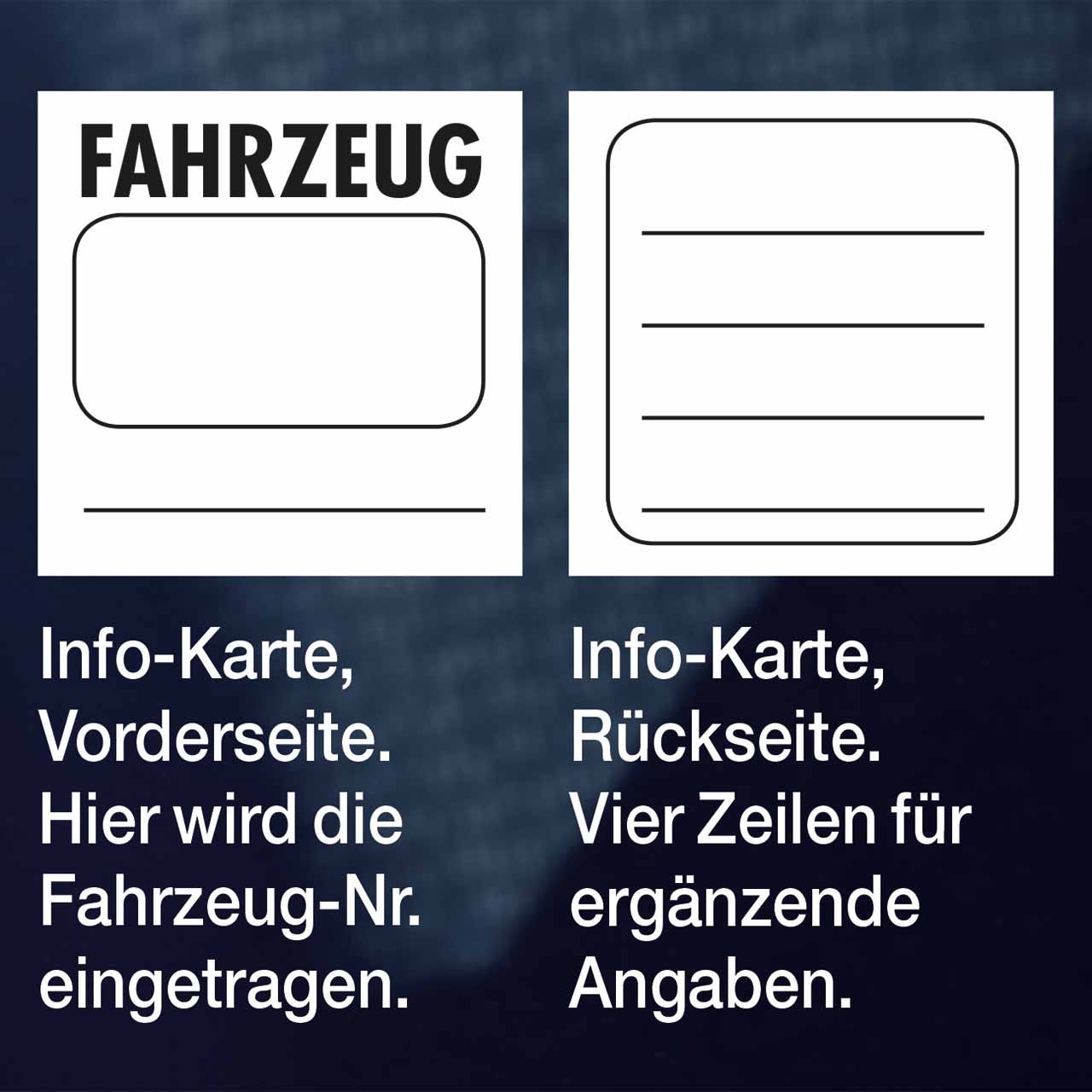 Vorschau: Info-Karten (ohne Taschen) aus Info-Karten-Set