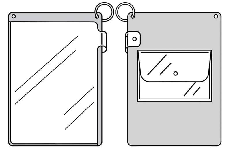 H0334800_Auftragstasche_A4_Klappring_Druckknopfverschluss_Skizze