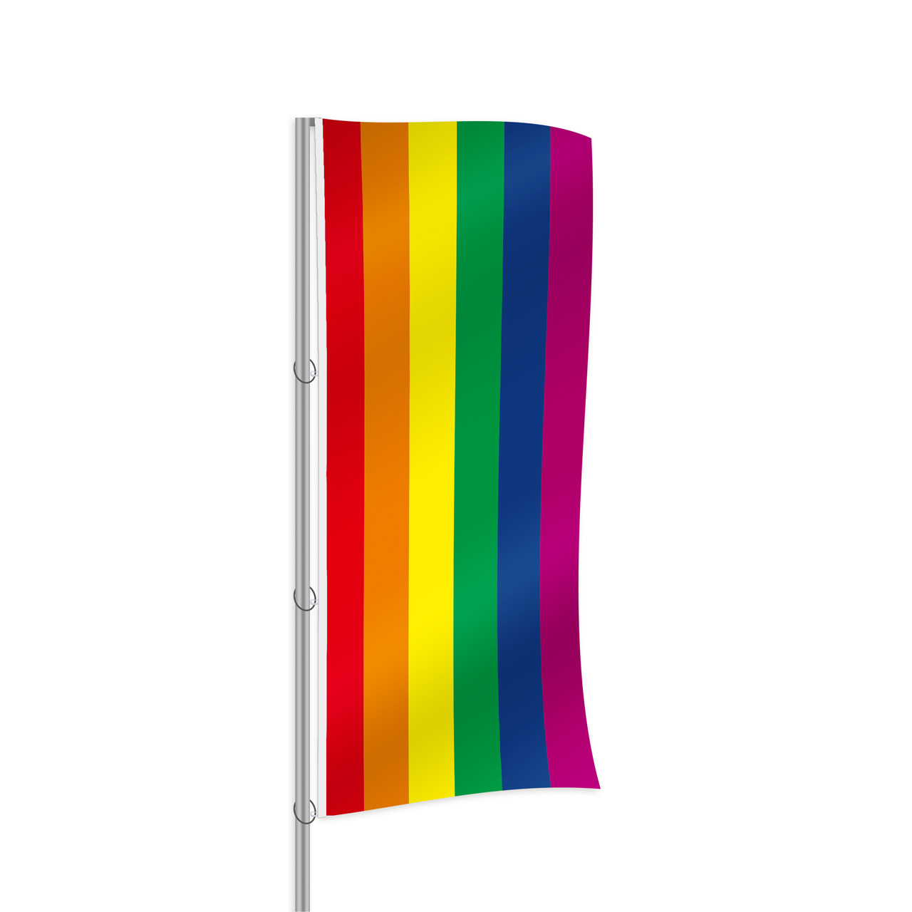 Regenbogen Fahne im Hochformat kaufen