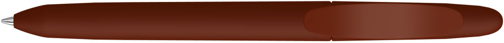 ICONIC GUM Druckkugelschreiber aubergine Clip vorne
