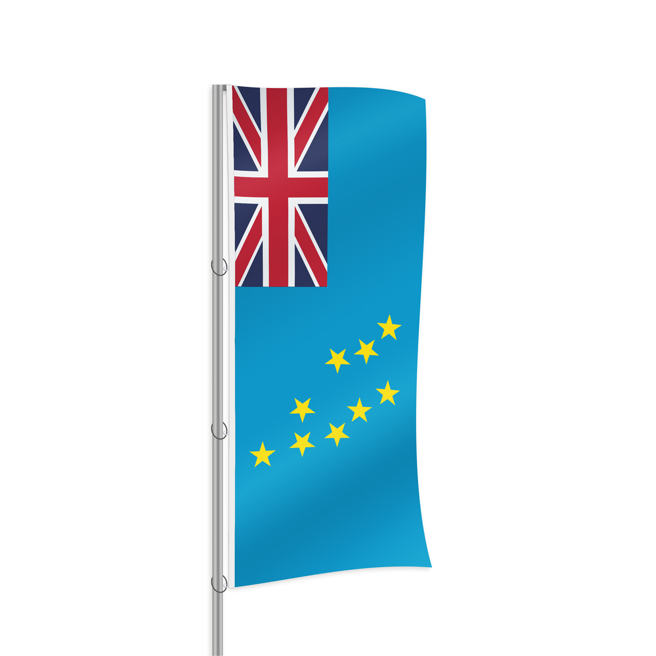 Tuvalu Fahne im Hochformat kaufen