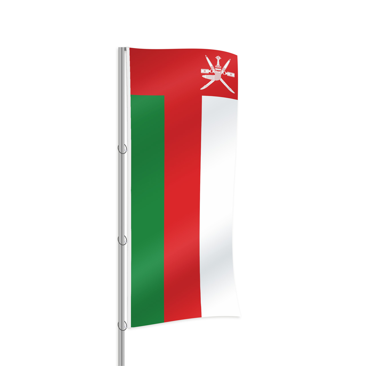 Oman Fahne im Hochformat kaufen