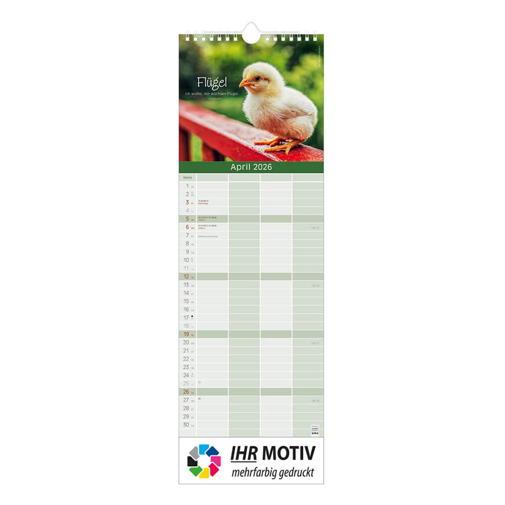 Streifenkalender Ein schönes Jahr Monat April