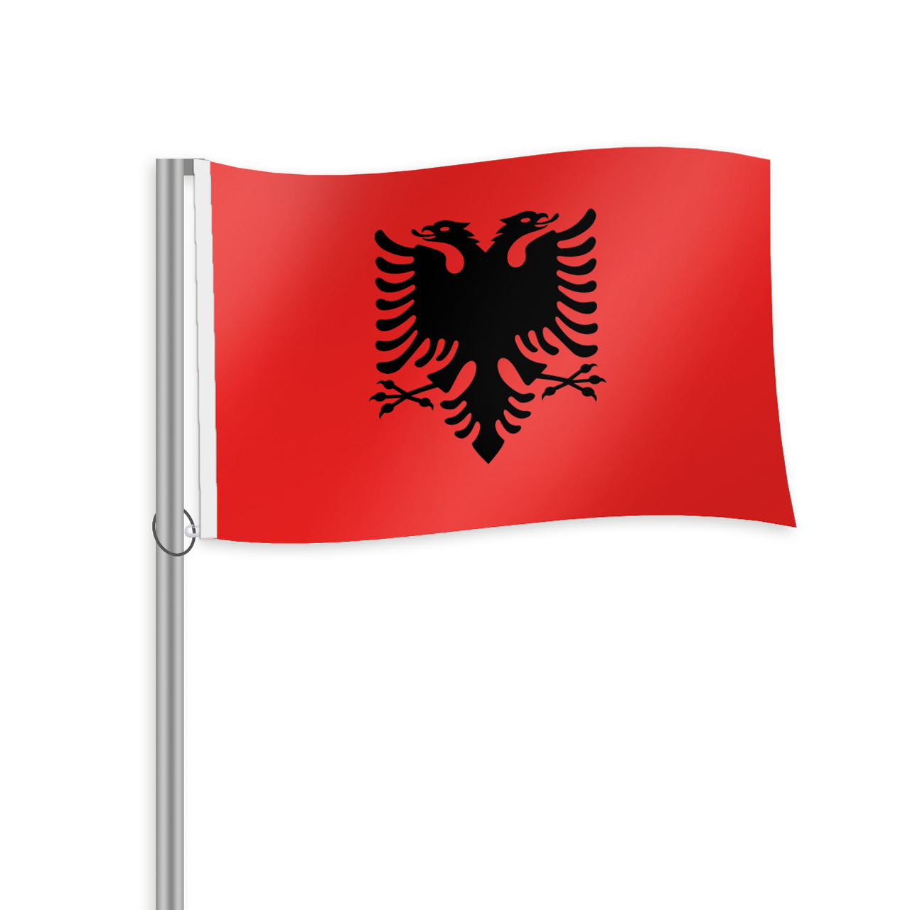 Vorschau: Albanien Fahne