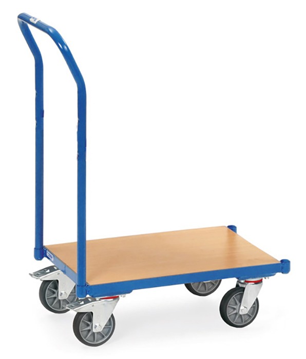 Vorschau: Fetra Eurokasten-Roller Schiebebügel Ladefläche 605 x 408 mm bis 250 kg Bodenplatte