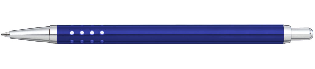 SLIMLINE Druckkugelschreiber blau Clip hinten