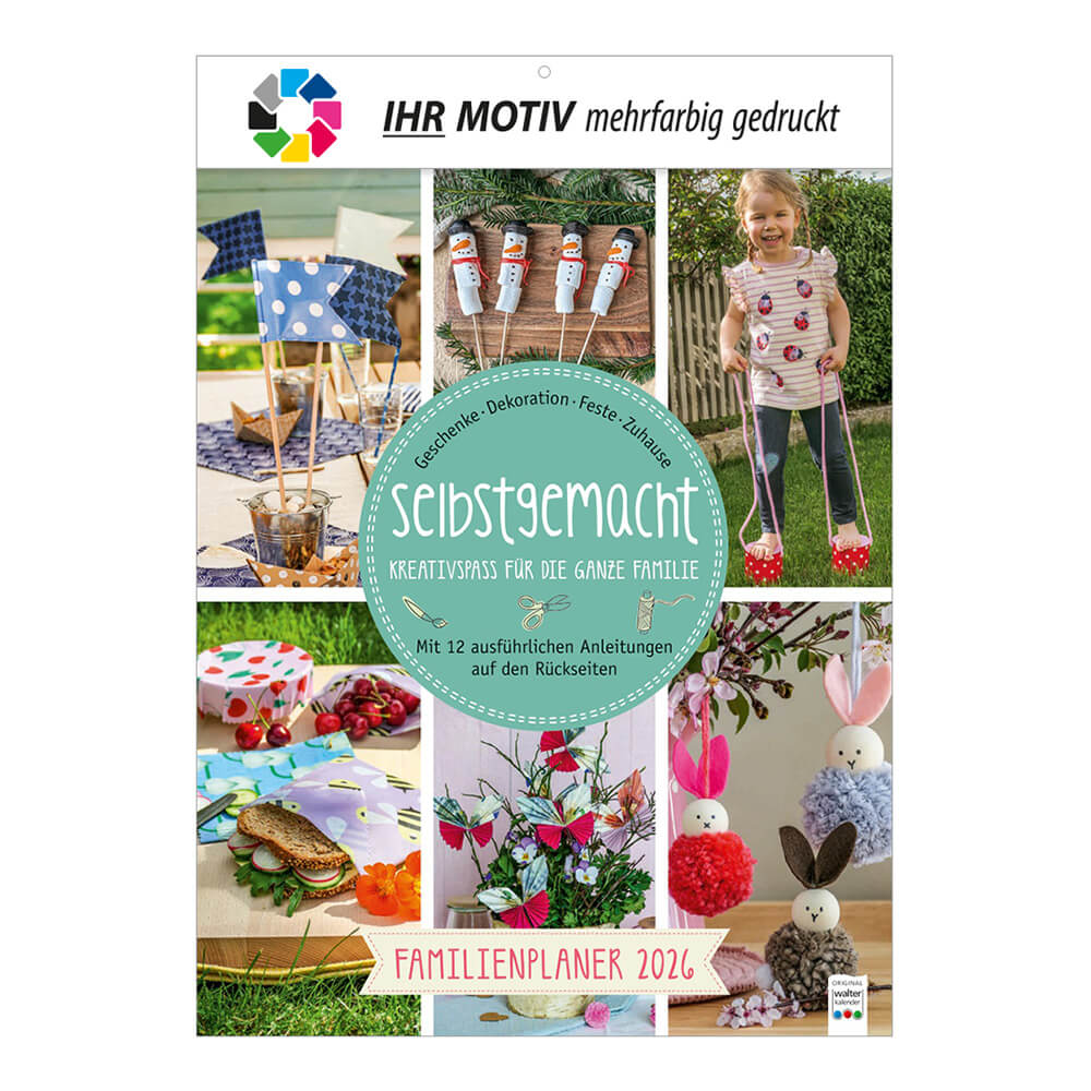 Bildkalender Selbstgemacht Deckblatt