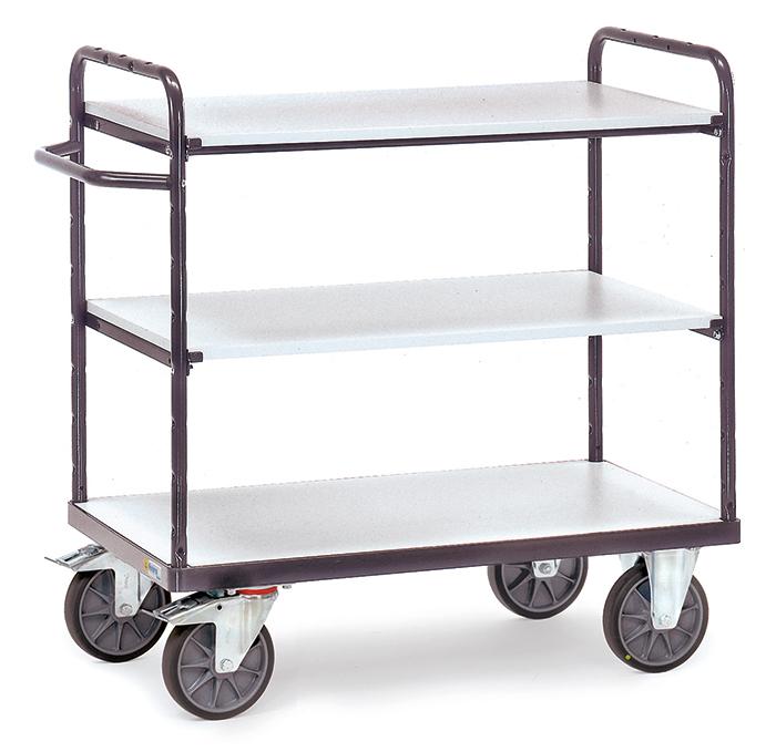 Fetra ESD-Etagenwagen Ladefläche 850 x 500 mm 3 Böden