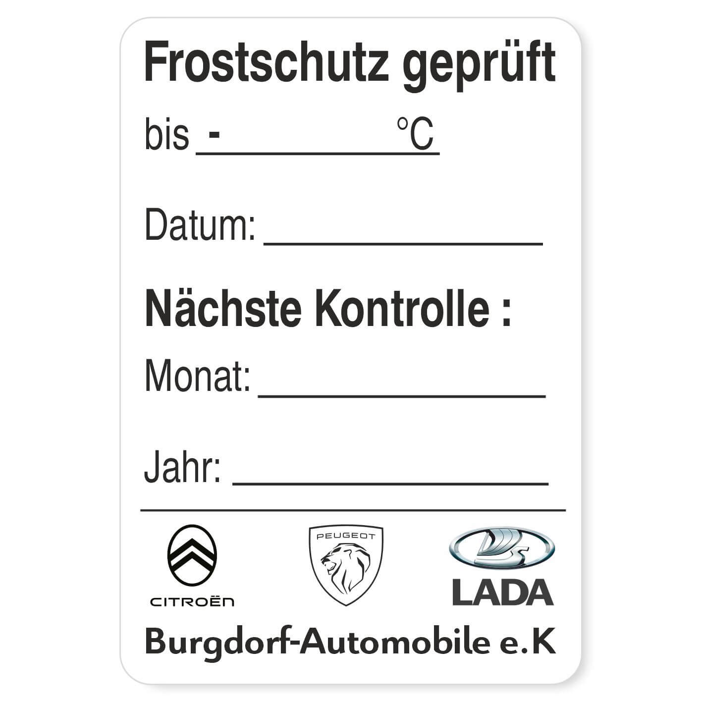 Frostschutz geprüft Beispiel 1
