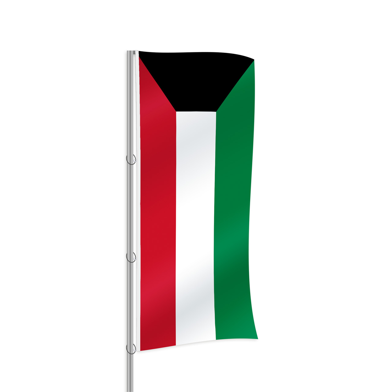 Kuwait Fahne im Hochformat kaufen