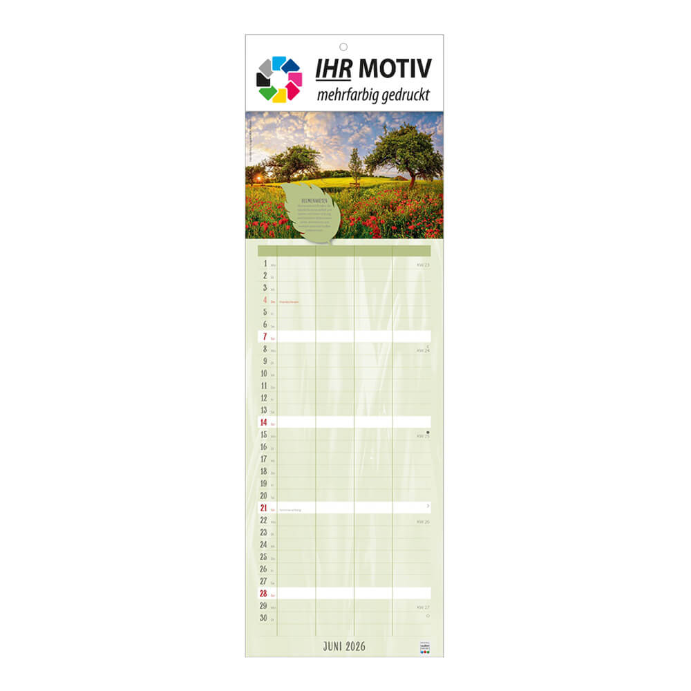 Streifenkalender Naturliebe Monat Juni