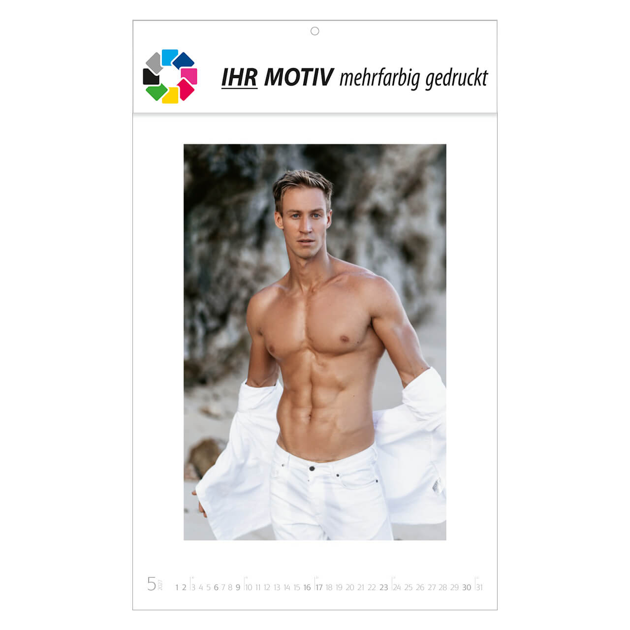 Wandkalender Dream Men – Ausgabe 2027 Monat Mai