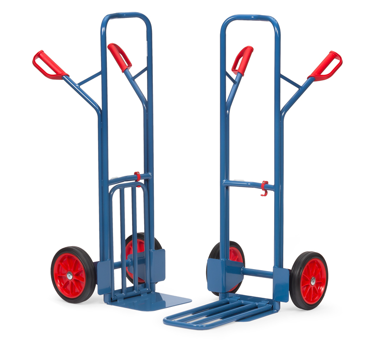 Vorschau: Fetra Paketkarre Vollgummiräder 260 x 56 mm bis 300 kg Höhe 1300 mm