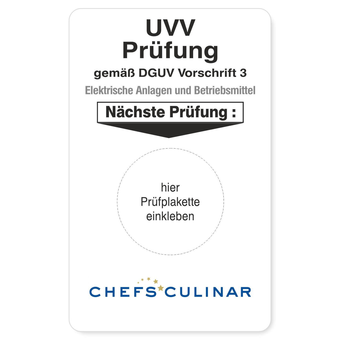 UVV Prüfung Elektrische Anlagen Beispiel 4