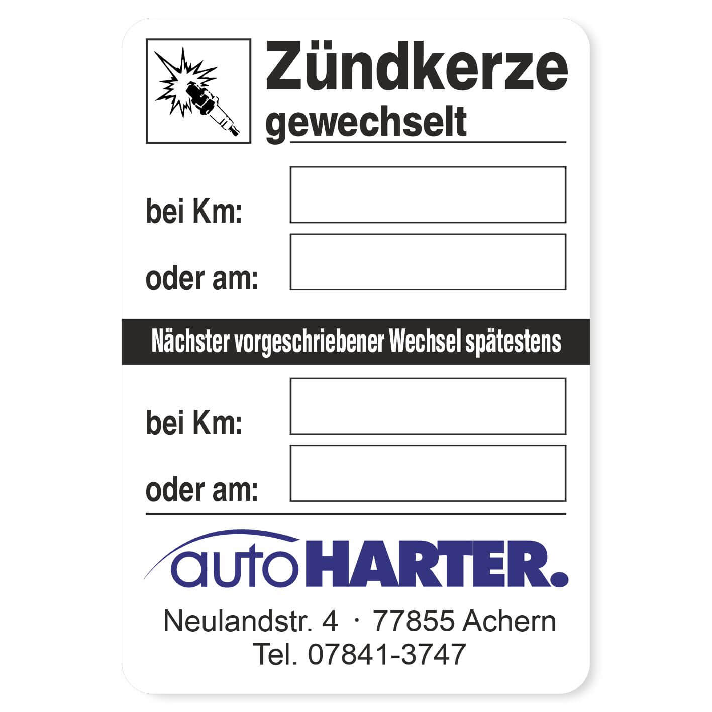 Zündkerze Beispiel 2
