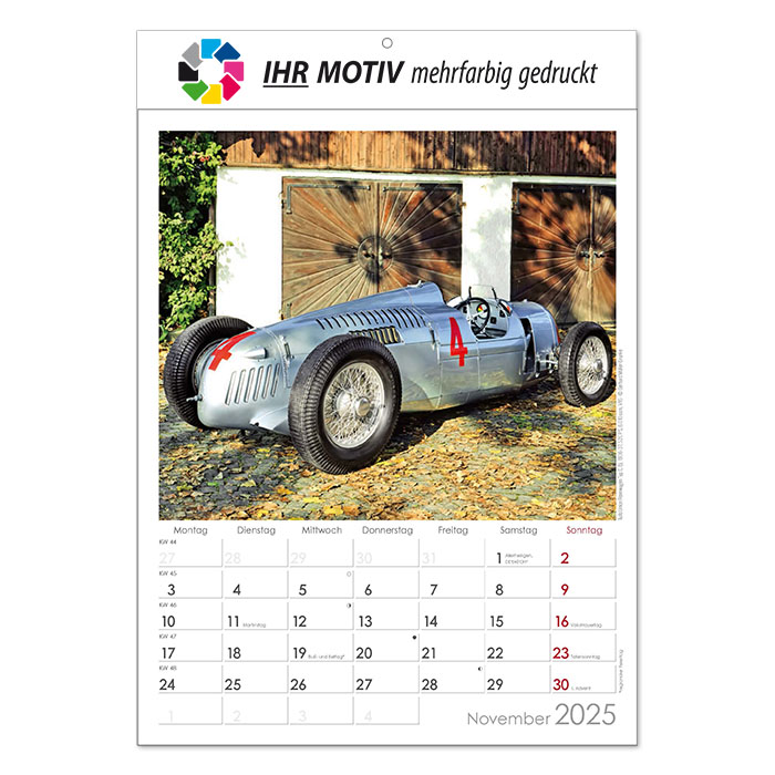 Vorschau: Bildkalender Oldtimer, Ausgabe 2026