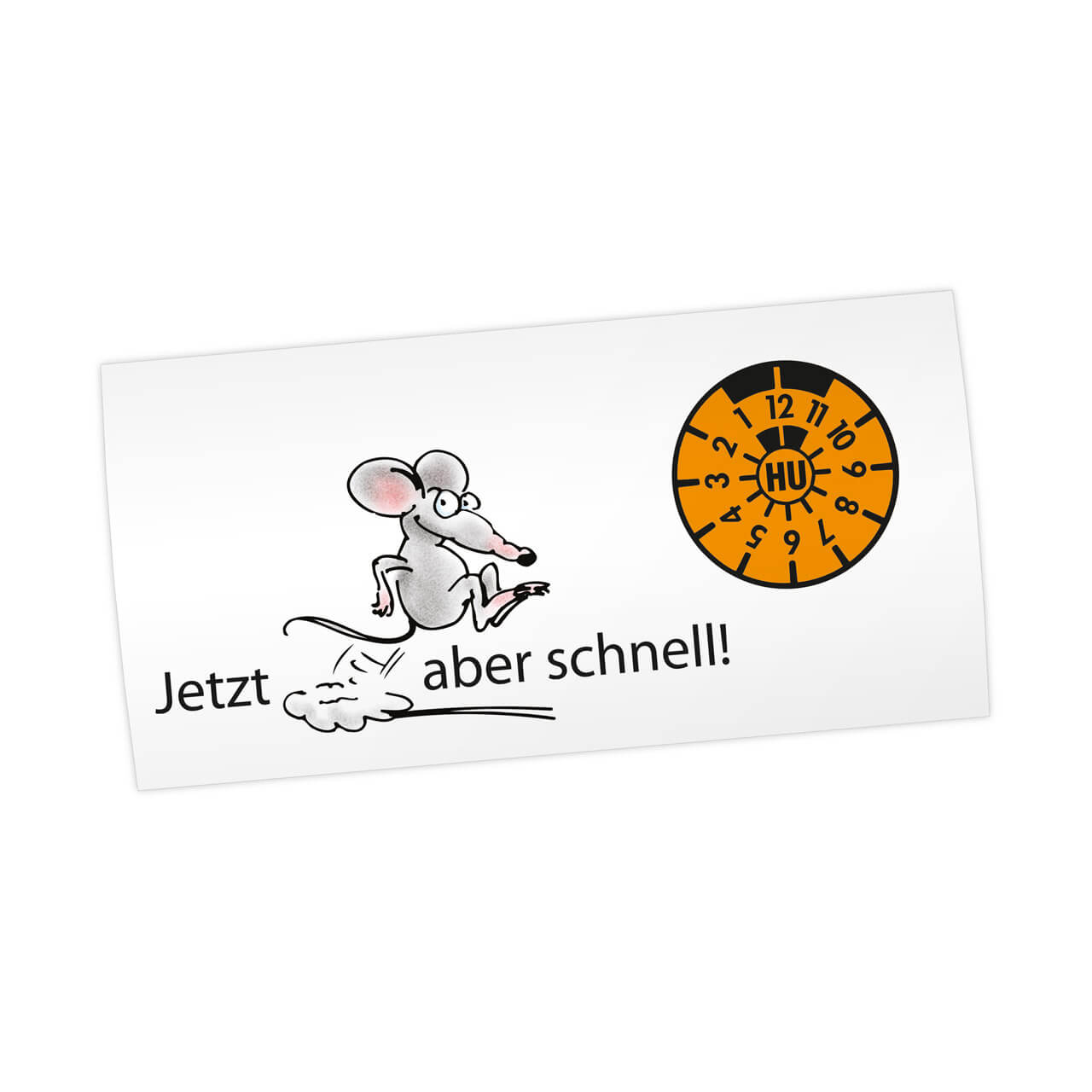 Vorschau: Maxi-Postkarte HU/AU-Erinnerung, Motiv Maus_M1