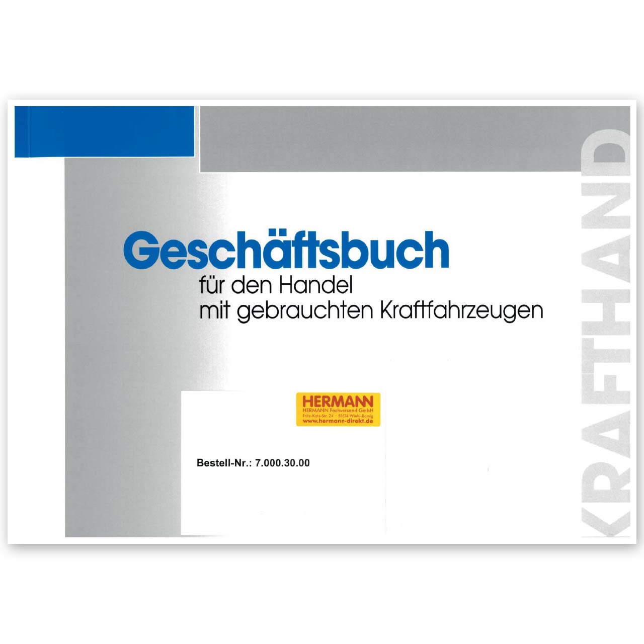 Vorschau: Geschäftsbuch DIN A4-Querformat