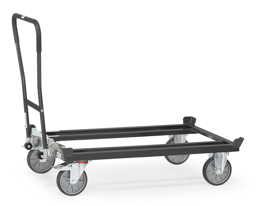 Vorschau: Fetra Einklink-Schiebebügel für Paletten-Fahrgestelle ab Breite 810 mm Grau