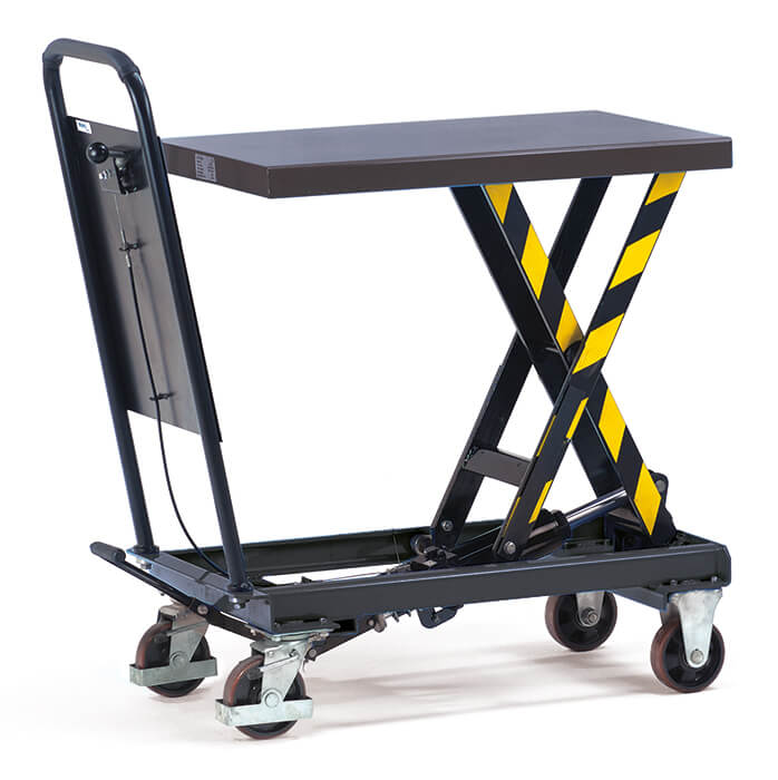 Vorschau: Fetra Hubtischwagen Ladefläche 830 x 500 mm 250 Kg