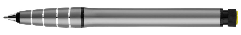 2in1 Druckkugelschreiber anthrazit Clip hinten