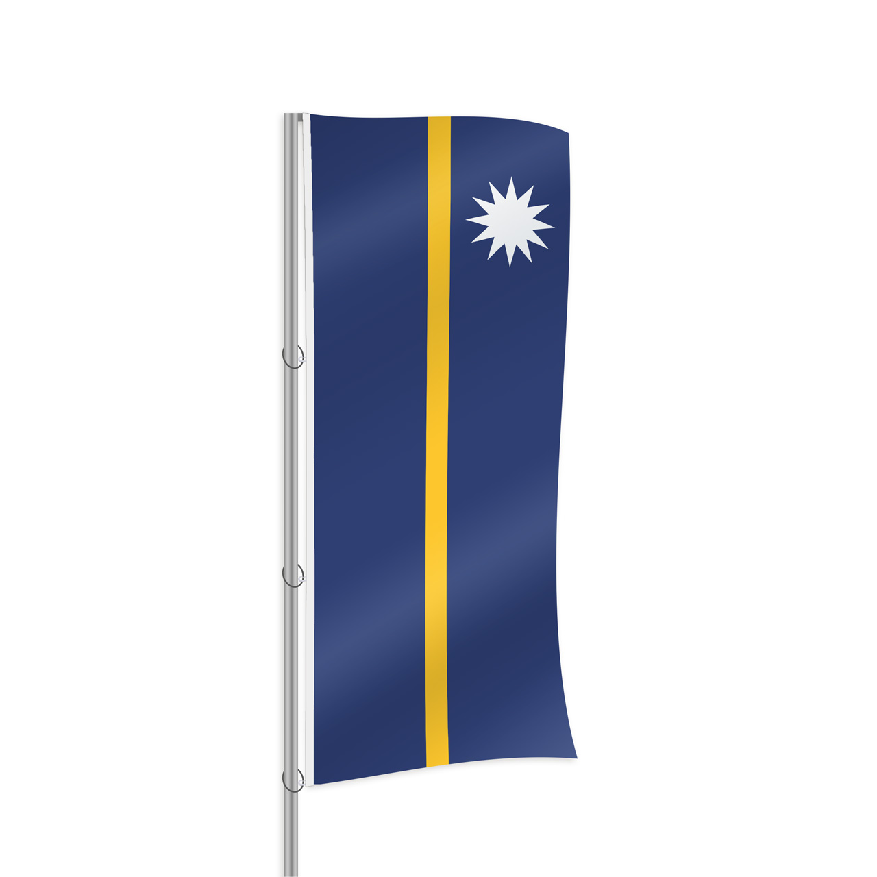 Nauru Fahne im Hochformat kaufen
