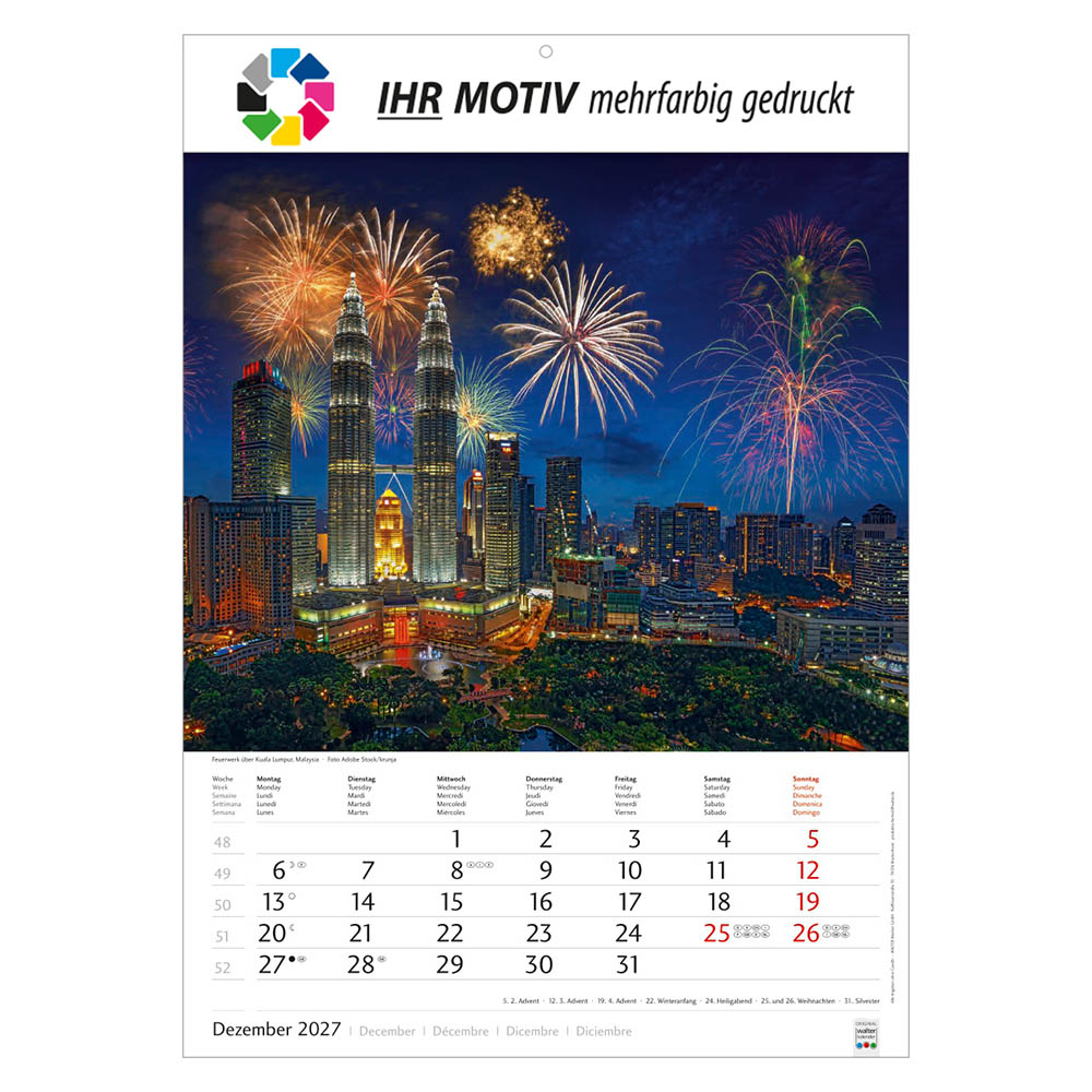 Bildkalender Metropolen, Ausgabe 2027 Monat Dezember